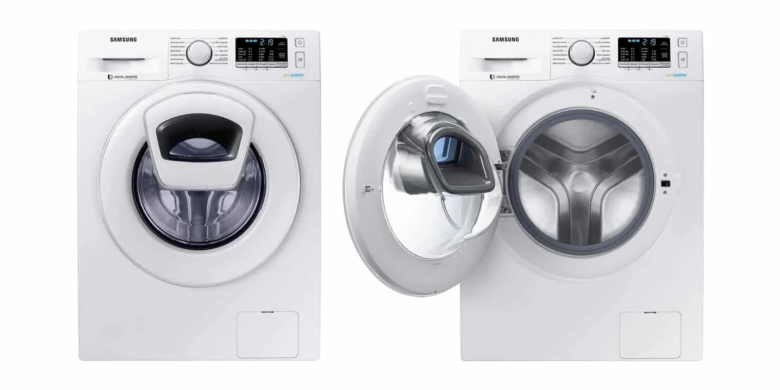Узкая стиральная машина с инверторным мотором. Samsung ww60k40g08w. стиральная машина samsung ww65k42e08w с addwash. samsung стиральная машина ww90t554cat 9kg (ts). samsung ww80r42lxfw.