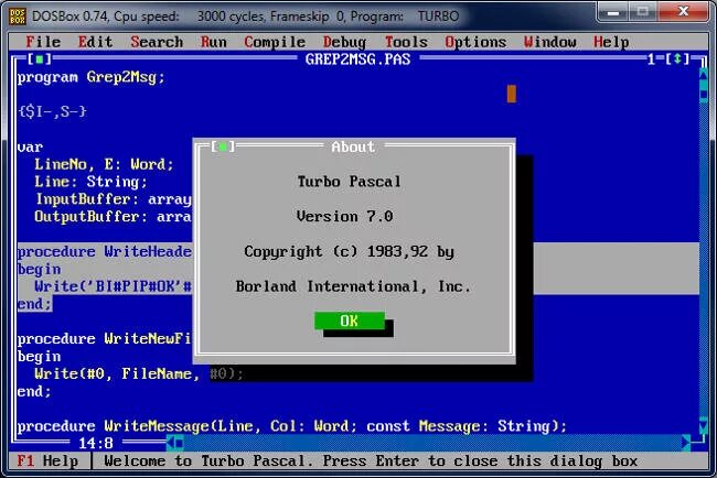 Dosbox turbo на андроид. Turbo pascal 7. ms dos dosbox. dosbox на андроид. dosbox turbo.