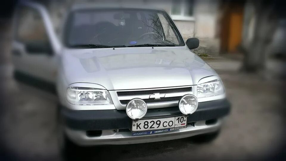 Реснички на фары - Chevrolet Niva, 1,7 л, 2013 года аксессуары DRIVE2