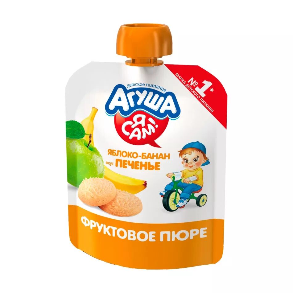 фрутоняня яблоко банан. детское пюре с печеньем. фрутоняня пюре яблоко банан груша. детское пюре с печеньем. фрутоняня пюре яблоко банан печенье.