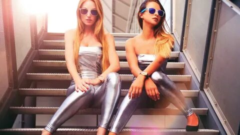 2 girls and 1 glass