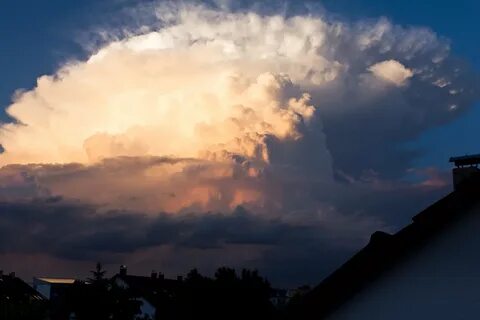 Кучево дождевые высота