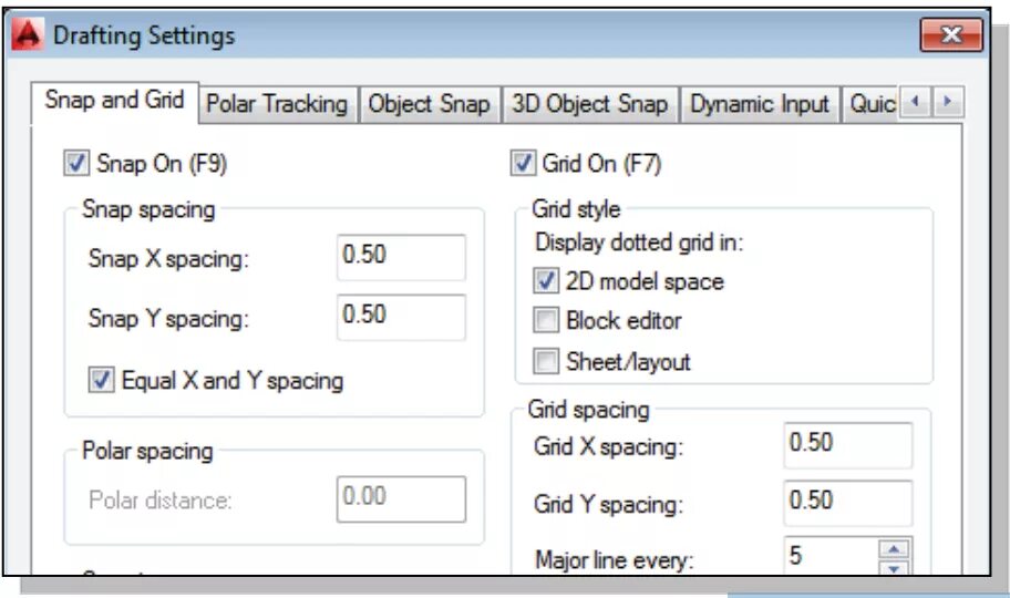 Settings grid. Autocad snap ayarlari. snap grid что это. назначение команды snap autocad. grid and snap settings.