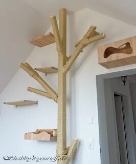 Дерево для кошек своими руками
