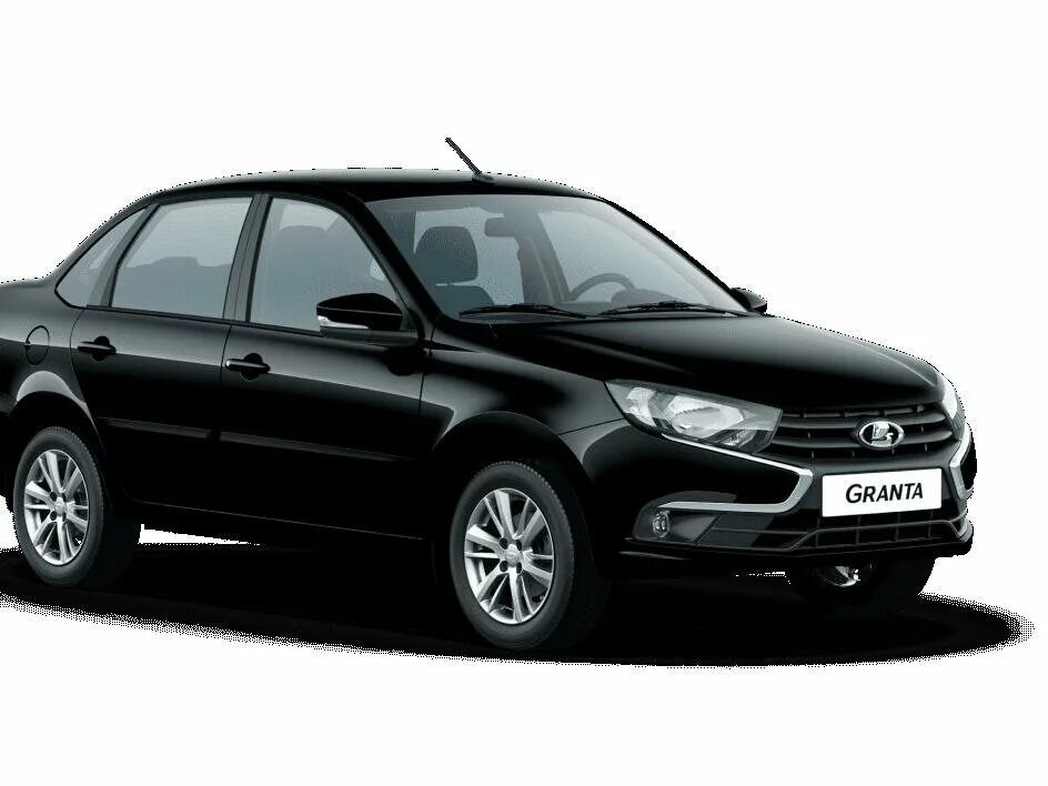 Как выглядит черная гранта Купить б/у Lada (ВАЗ) Granta I 1.6 MT (87 л.с.) бензин механика в Сунже: чёрный