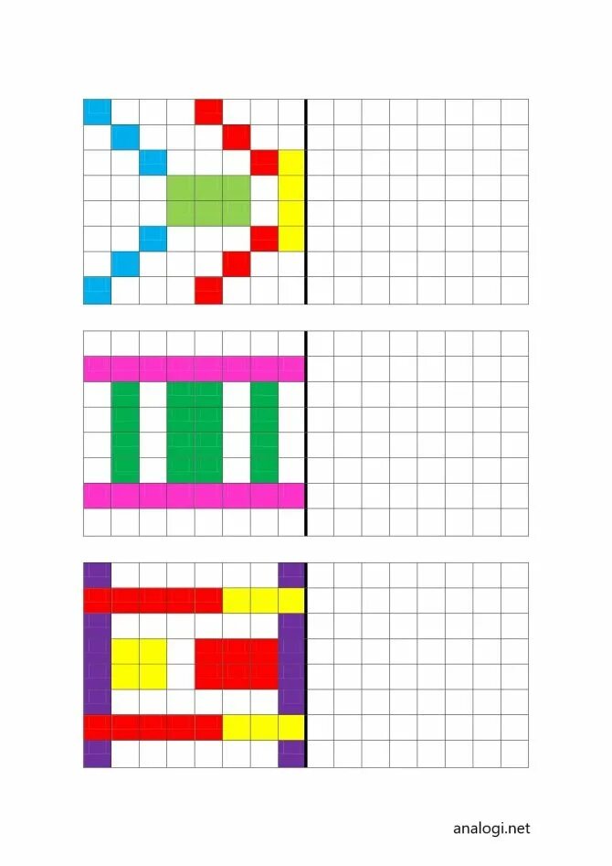 Повтори узор по клеткам. Повтори узор для дошкольников. Повтори рисунок по клеткам. Повтори узор по клеточкам.