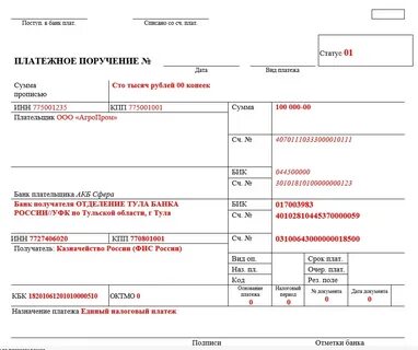 Статус плательщика 08 в 2024 году