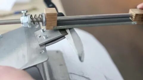 Заточка ножей своими руками видео