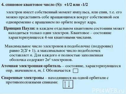 Спиновое квантовое число электрона
