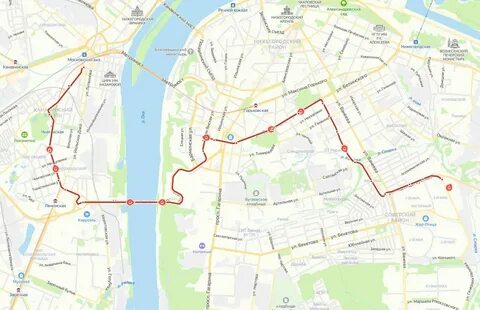 Схема трамваев нижний