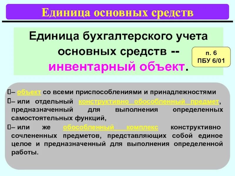 Инвентарный тип. Инвентарный тип