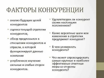 Как конкуренция влияет на рынок