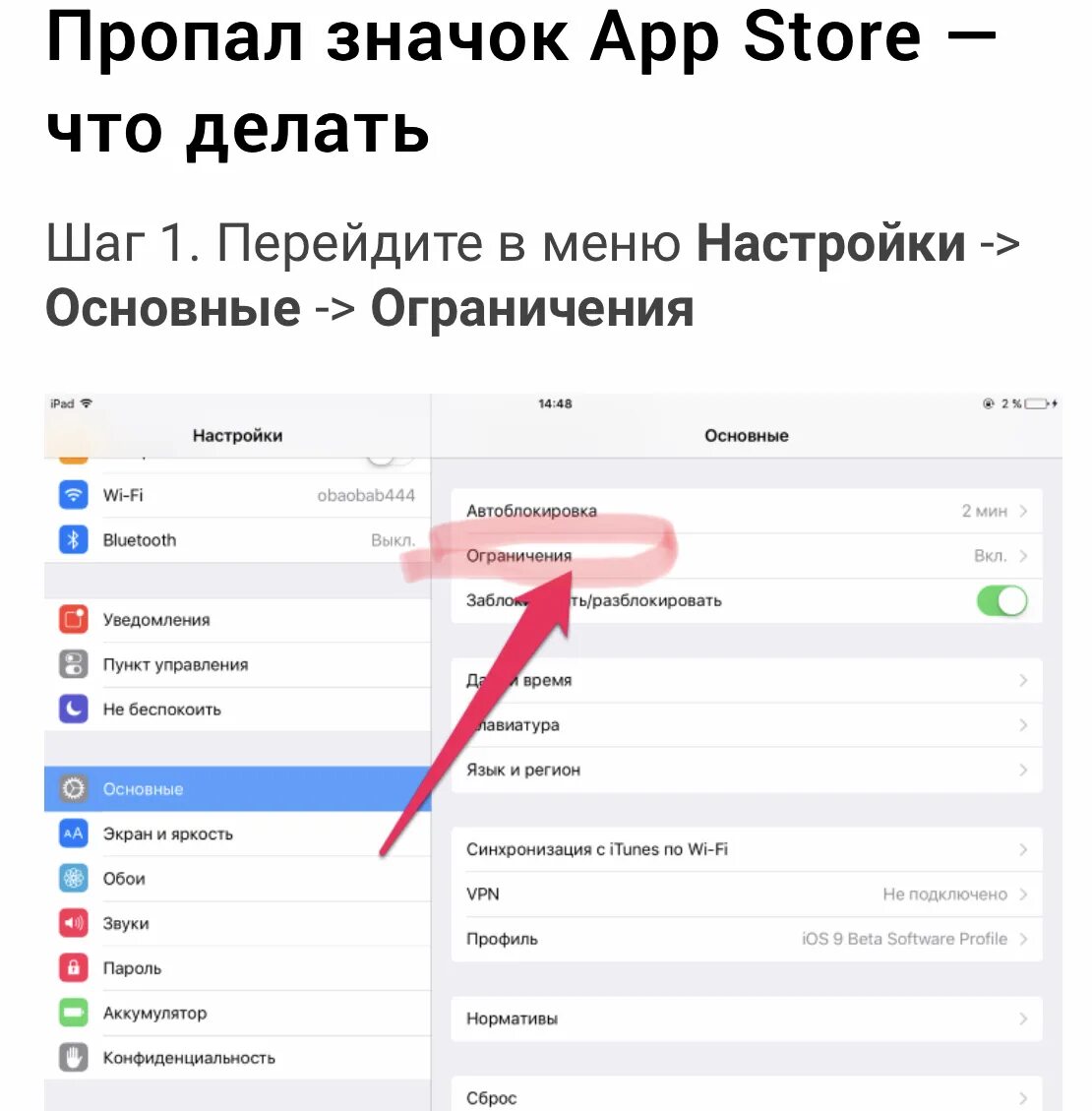 Как вернуть app store. Пропала иконка APPSTORE на iphone. Пропал значок app Store. Пропало приложение в app Store. Как востоновить абстрр.