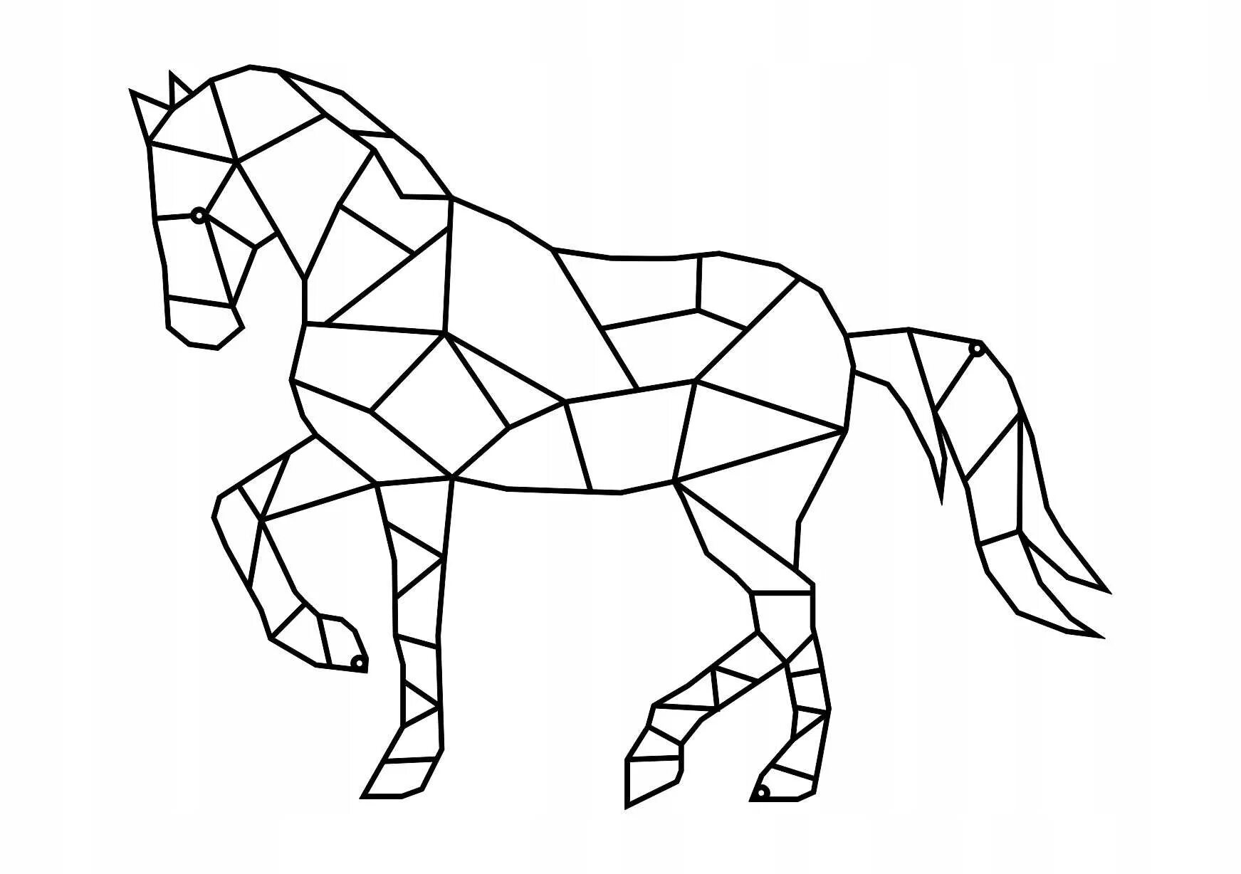 Геометрические фигуры животных. Рисунки животных из геометрических фигур. Фигуры животных из геометрических фигур. Лошадь из геометрических фигур.