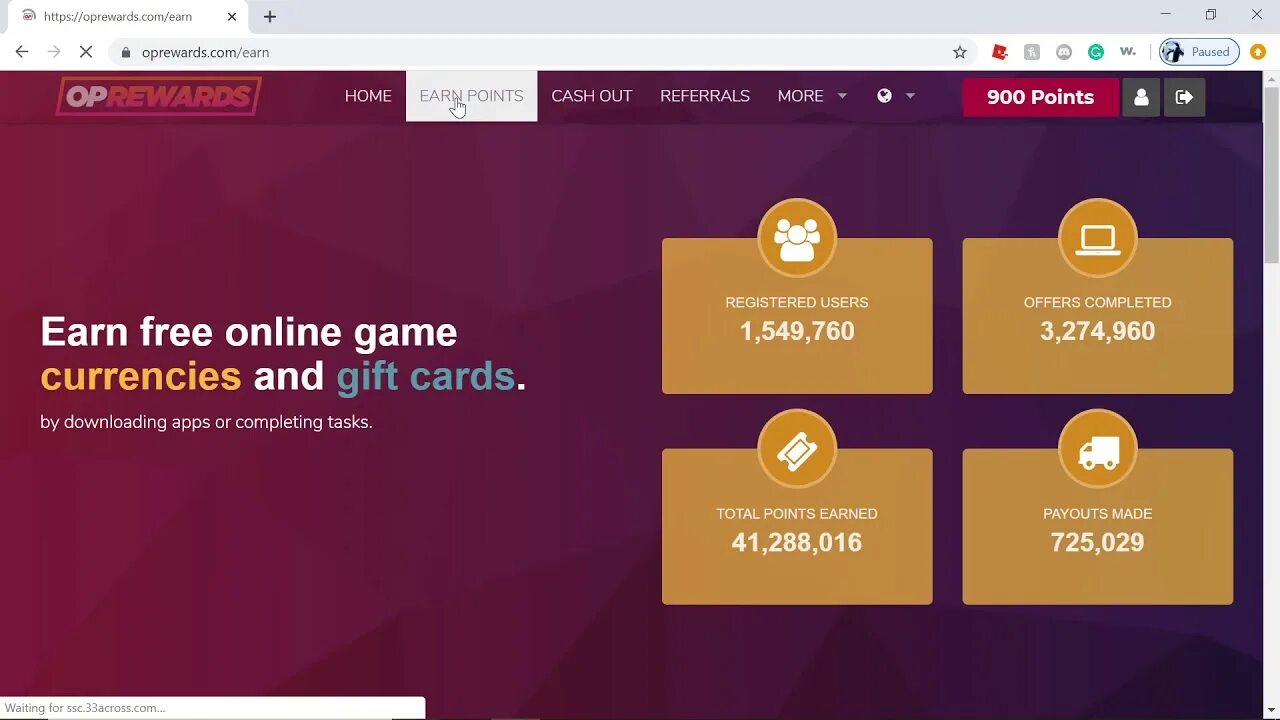 Reward code. Reward code