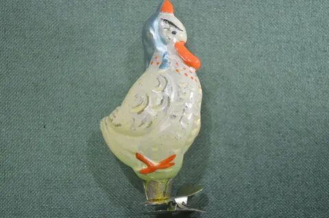 Елочная игрушка утка