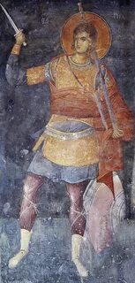 Фрески воинов
