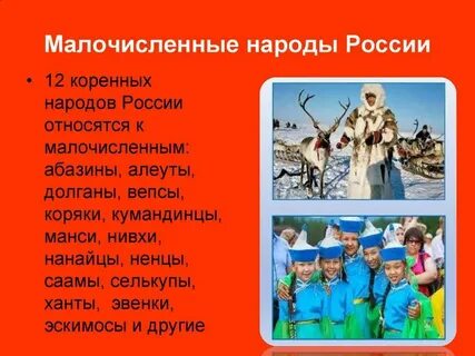 Какой народ относится к малочисленным