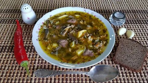 Суп с потрошками