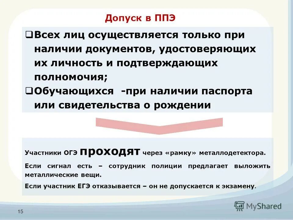 Ппэ 18. Допуск участников ЕГЭ В ППЭ. Допуск участников ОГЭ В ППЭ. Допуск в ППЭ участника ГИА. Допуск работников в ППЭ?.