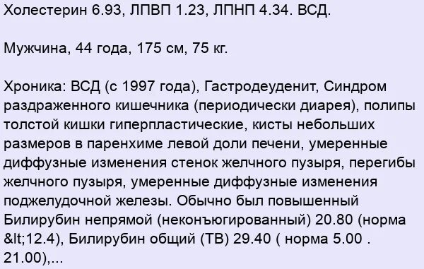 Холестерин 6.6