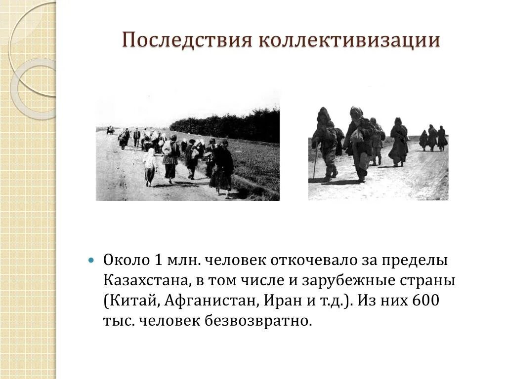 Событием имевшим далеко идущие последствия. Коллективизация в казахстане. последствия коллективизации в казахстане. трагические последствия коллективизации. коллективизация в казахстане презентация.