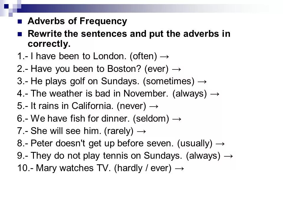 Предложения с often. Задания на adverbs of Frequency. Наречия частоты в английском языке упражнения. Наречия в английском упражнения. Наречия частотности в английском упражнения.