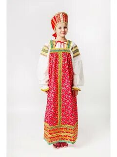 Русский костюм цветной