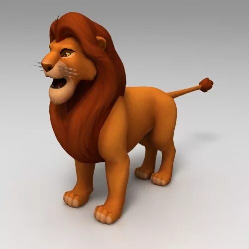 Король симба 3. Король лев 3д. лев симба 3д. симба король лев 3 д модель. simba stl.