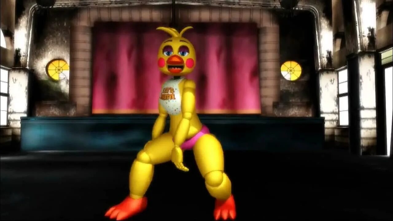 Переделанная чика. Чика с хвостом. Той чика фнаф. Чика фнаф 1. Молодую чику.