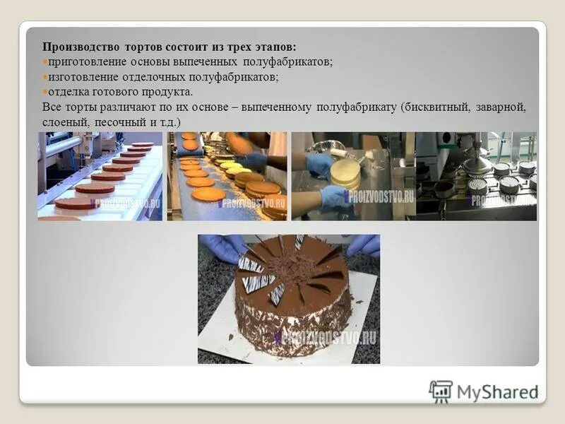 Приготовление отделочных полуфабрикатов хлебобулочных изделий