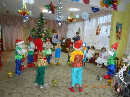 Новый год в детском саду средняя группа