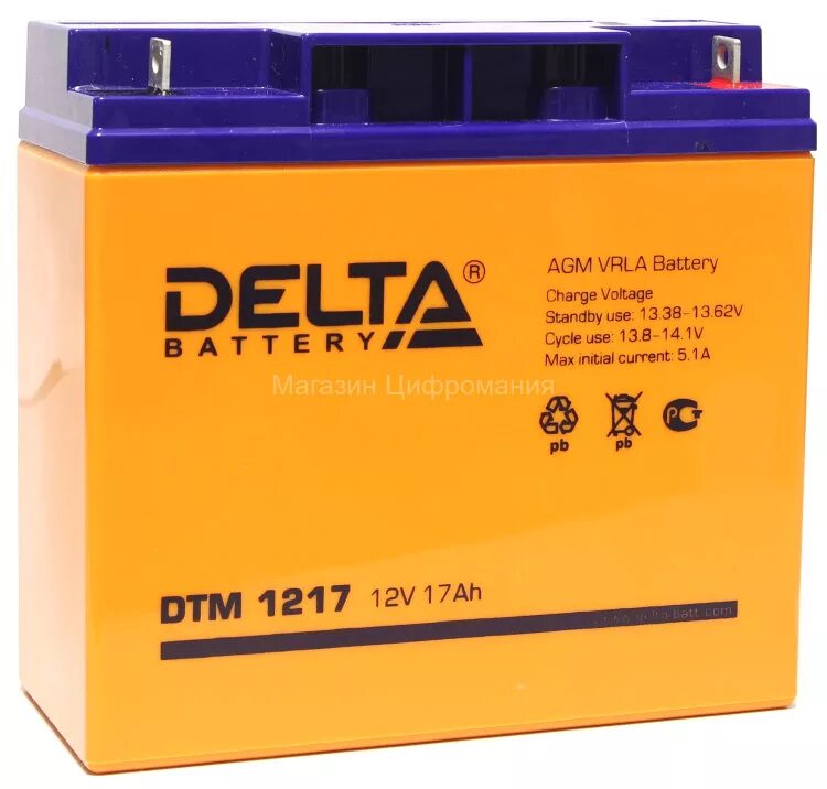 Battery 17 12. Аккумулятор 17а/ч Delta DTM 1217. Аккумулятор DTM 12в 17ач. AGM АКБ DTM 12 55. АКБ Дельта 7а/ч 12в.