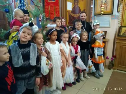 Рождественский утренник в воскресной школе