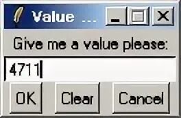 Lesser value