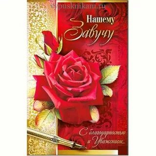 С днем рождения завуча школы