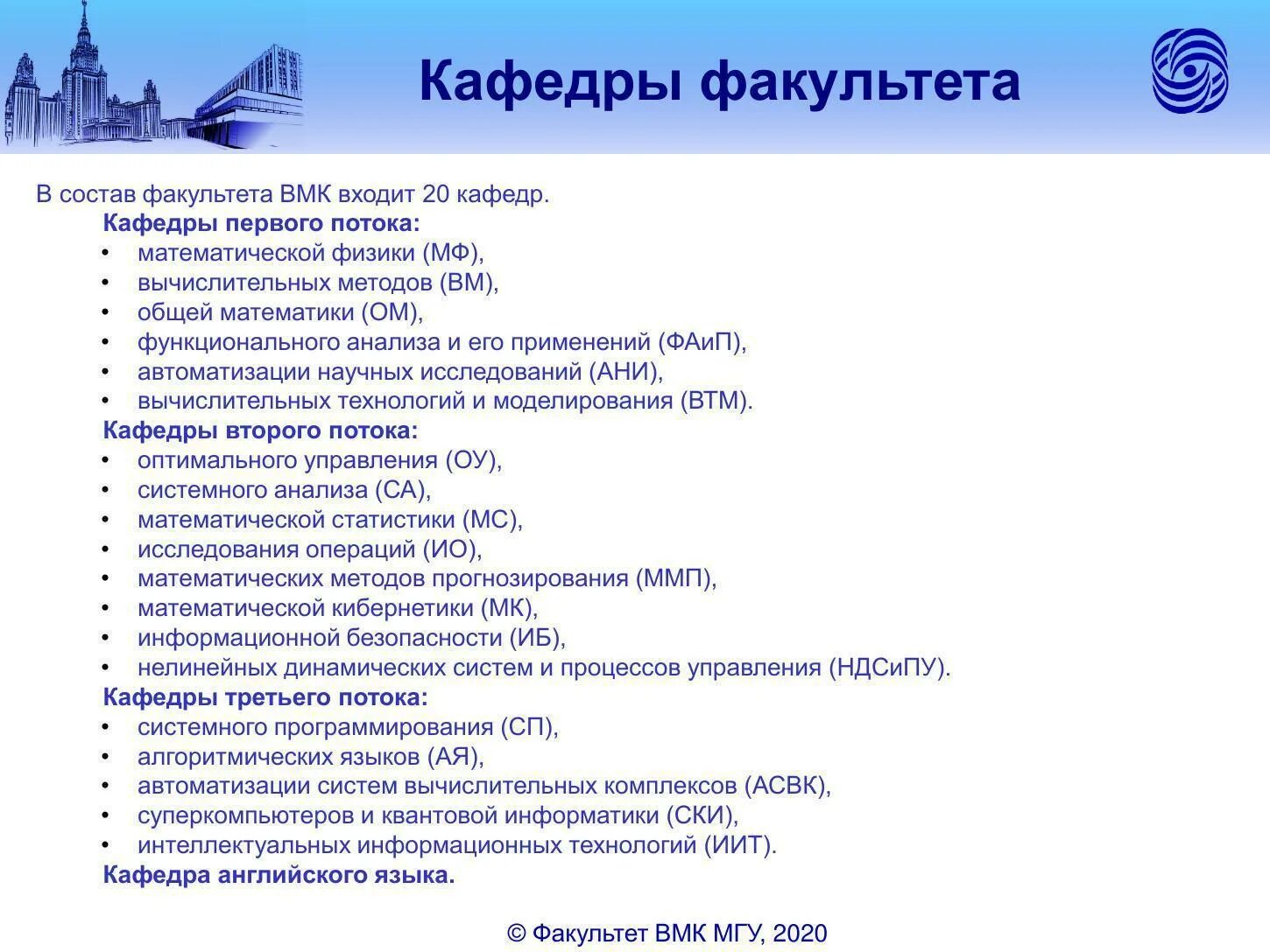 Схема МГУ Факультет ВМК. Вычислительная математика и кибернетика МГУ. Кафедра вычислительной математики ВМК. Факультет кибернетики МГУ.