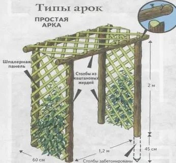 Шпалера своими руками чертежи и фото