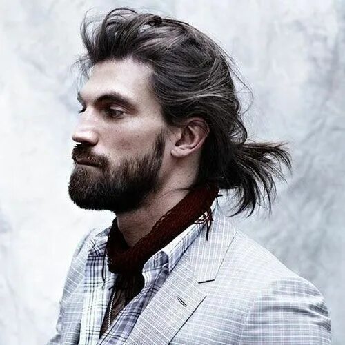 Ponytail Styles For Men 2017 AA Sea Long hair styles, Medium hair styles, Ponyta
