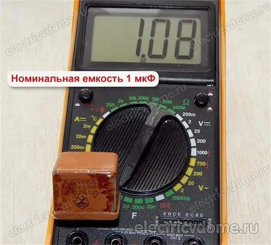 Как определить конденсатор мультиметром. Как проверить ёмкость конденсатора мультиметром. как померить емкость конденсатора мультиметром.
