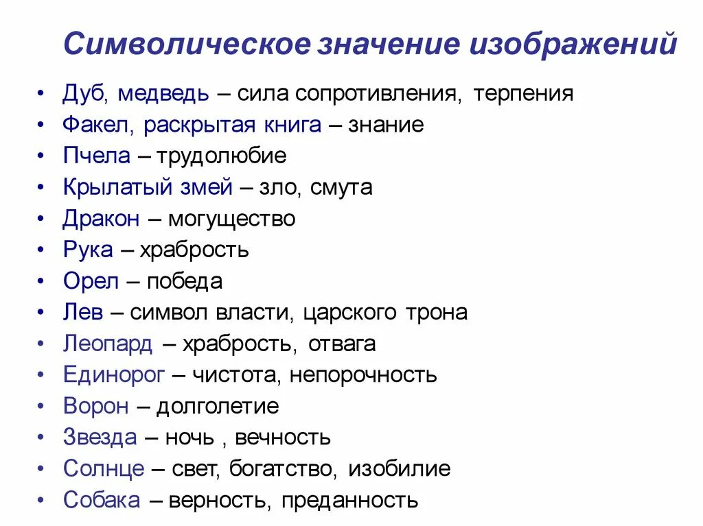 Значение. Что означают символы на гербе. Животные на гербах и их значение. Значение изображений на гербах. Символическое значение изображений.