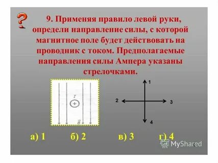 Сила ампера какой рукой определить