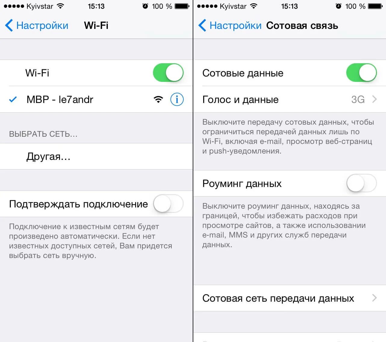 Сотовые данные в айфоне что это. Мобильные данные iphone. Айфон Сотовые данные роуминг данных. Сотовые данные IPAD.