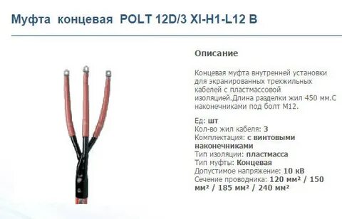 Муфта концевая polt