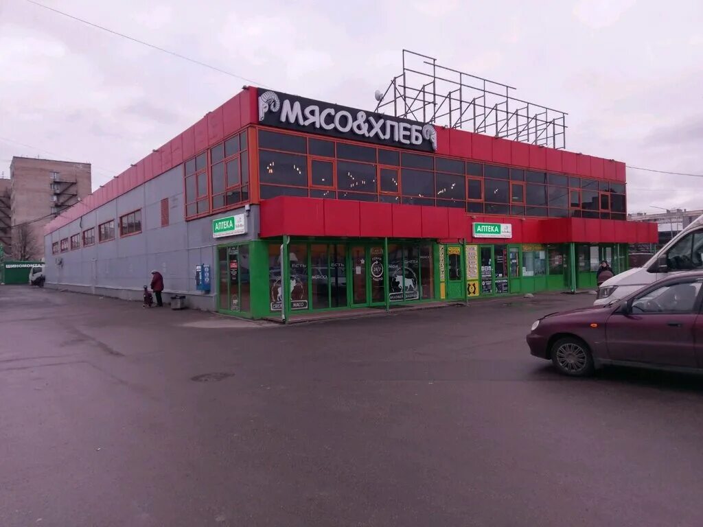 просвещения 74. мясной клуб мясо & хлеб. северный универсам санкт-петербург. перекресток просвещения 74. проспект просвещения 74 корпус 2.