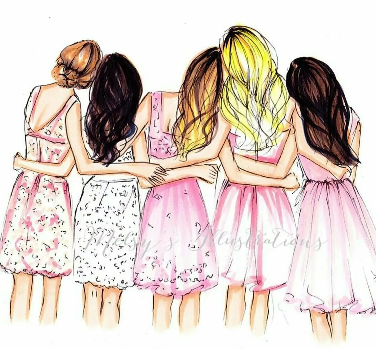 название для группы подруг.