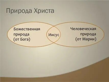 Природа христа и человека