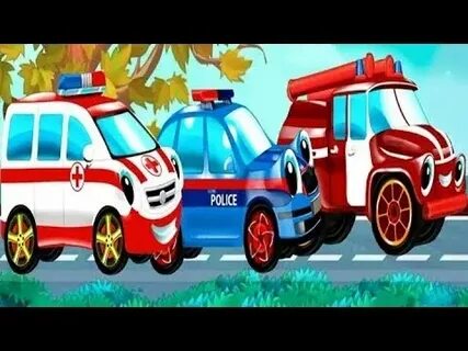 Полиция скорая и пожарная машины