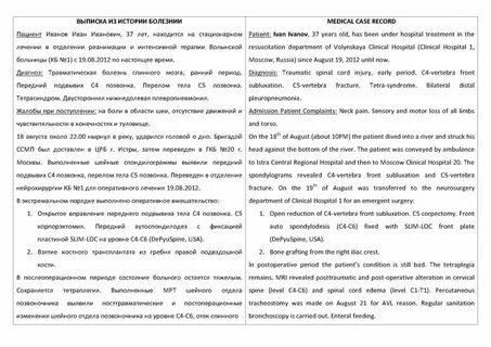 История на английском перевод