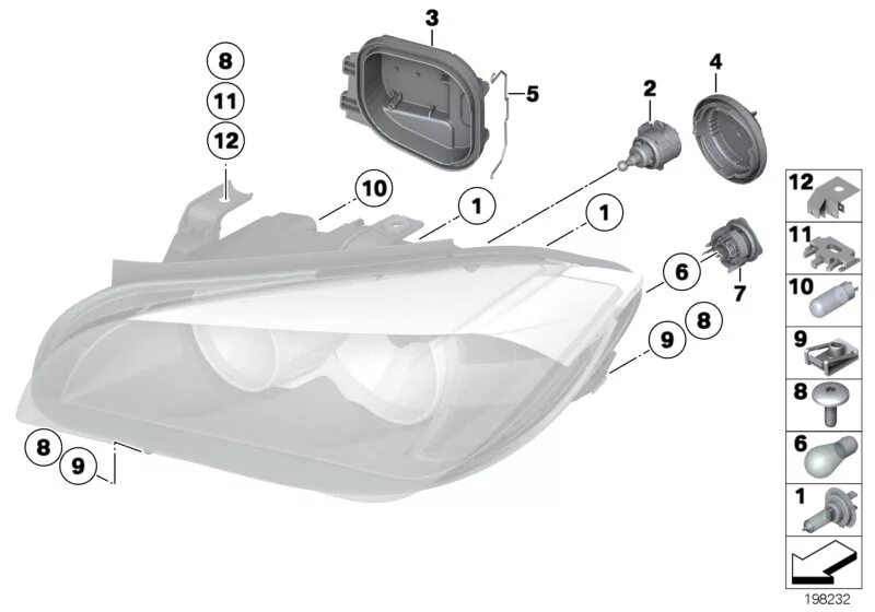 Как снять фару бмв х1 Demontare far BMW E90 YouTube